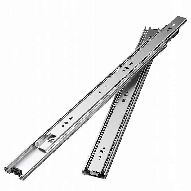 Vodítka do zásuvek 45 cm, kuličkové, plný výsuv, 10 párů pro nábytek