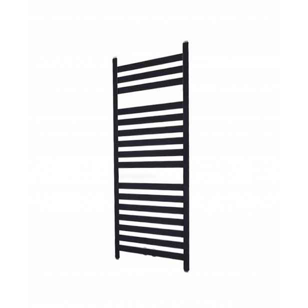 Vodní koupelnový radiátor Vinolli Vario Žebřík 950 x 430 mm 334 W Černý