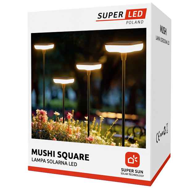 4x Solární lampa Led zahradní zapichovací lampa Led světelné houby