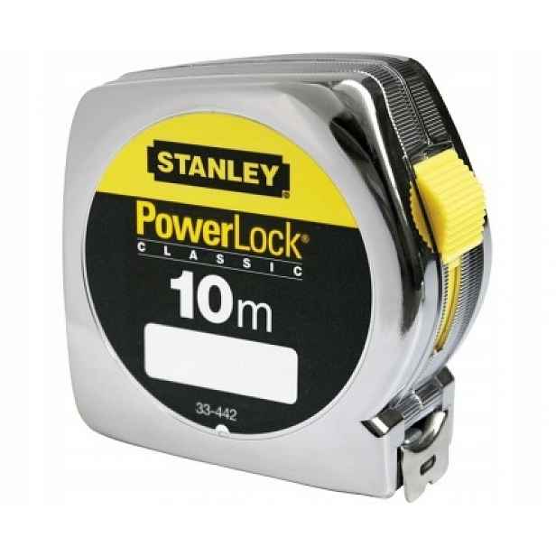 Stanley Svinovací Metr 10 m Powerlock Mylar odměrka