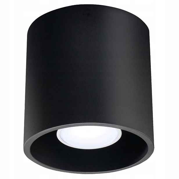 Sollux Lighting Bodové svítidlo Orbis 1 černé GU10 40W stmívatelné kov