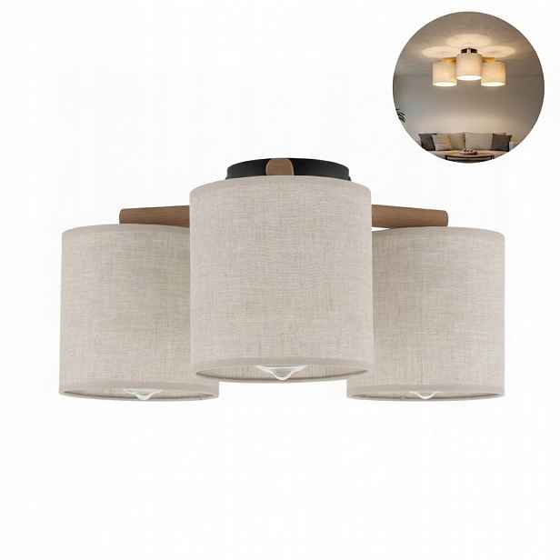 Stropní svítidlo Deva v bílém provedení do obývacího pokoje Tk Lighting