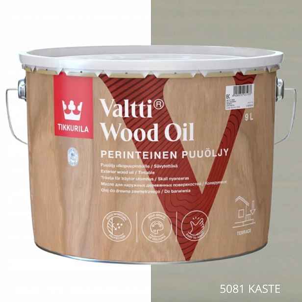 Tikkurila Valtti Wood Oil Olej Na Dřevo 9 L Barva 5081 Kaste