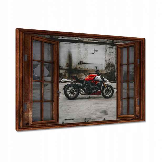 Obrazy 120x80 Červené Ducati Motocykl
