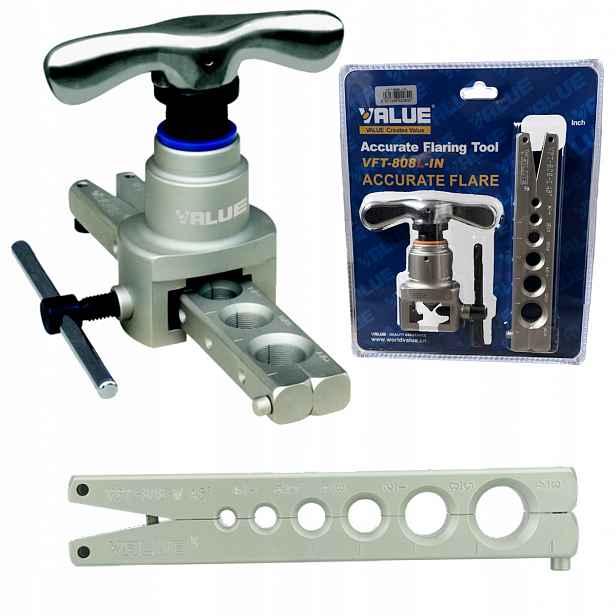 Ruční kalíškovač na měděné trubky 1/4–3/4" Value VTF-808L-IN