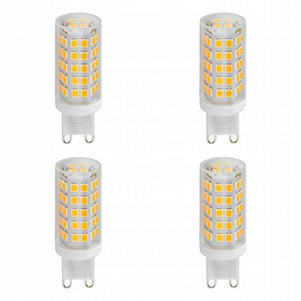 Tk Lighting Sada 4 žárovek Led G9 4W Teplá bílá 3000K