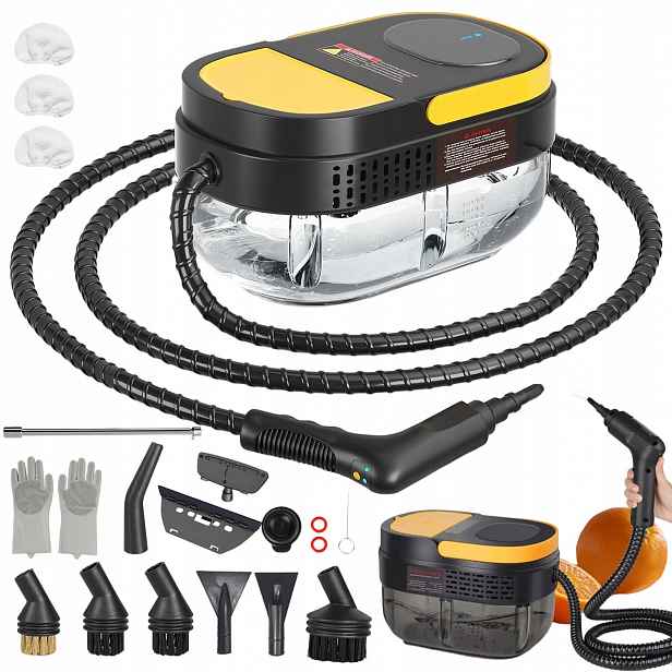 Parní Čistič Oken Parní Čistič 3 Bar 1600 ML 2500 W 1.5 M Parní Hadice