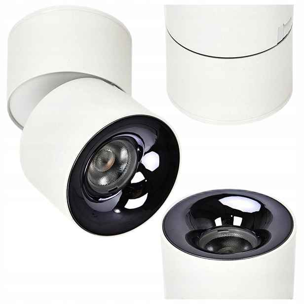 Pohyblivá Nástěnná Lampa Kulatá Brema Bílá Led Cct Light Prestige