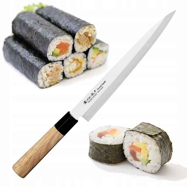 Satake Misaki Japonský Nůž na filetování Yanagi-Sashimi pro sushi 56HR 20 cm