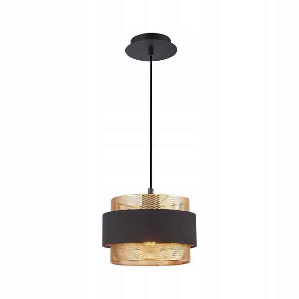 Závěsná lampa Stropní lustr Černá E27 40W Nastavitelná Bans Italux