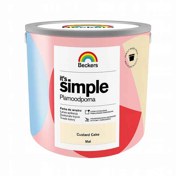Beckers Barva Plamoodolná It's Simple Custard Cake 2,5L