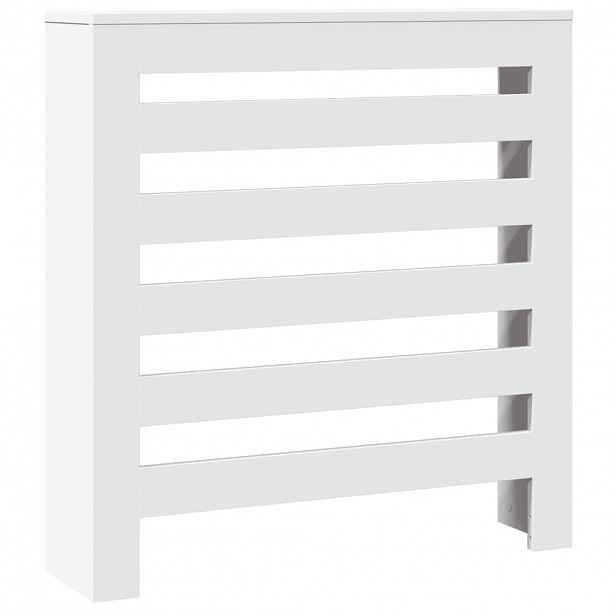 vidaXL Kryt radiátoru Bílá 78 x 20 x 82 cm Kompozitní dřevo