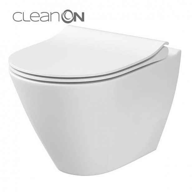 Wc s prkénkem softclose závěsné Cersanit City zadní odpad K701-104