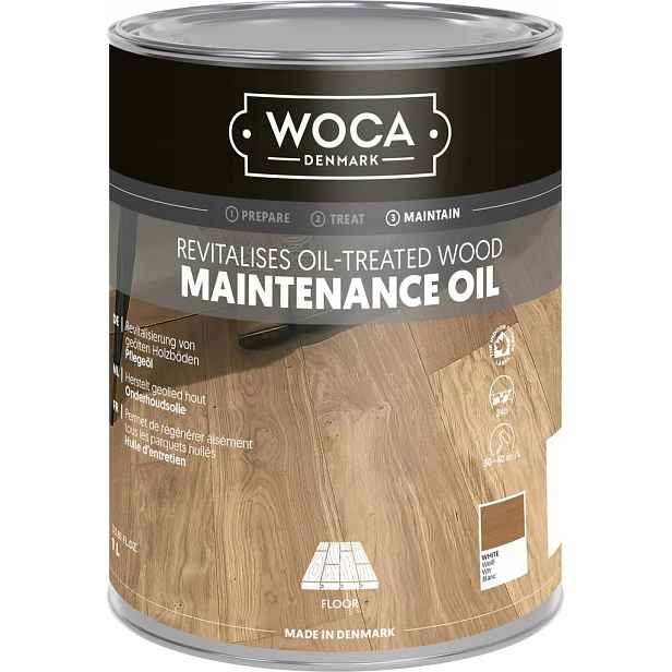 Woca Maintenance Oil White 0,75L osvěžující olej