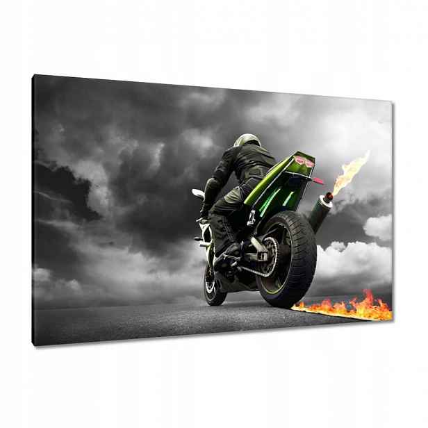 Obrazy 120x80 Zelený závodník