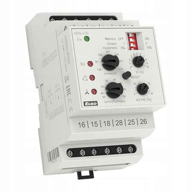Elko Ep Relé Pro Dohled Nad Napětím HRN-43N/UNI Náhrada HRN-43N/230