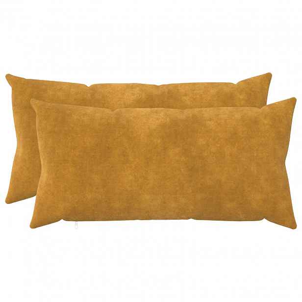vidaXL Povlak na polštář 2 pcs HEERLEN Žlutá 40 x 70 cm