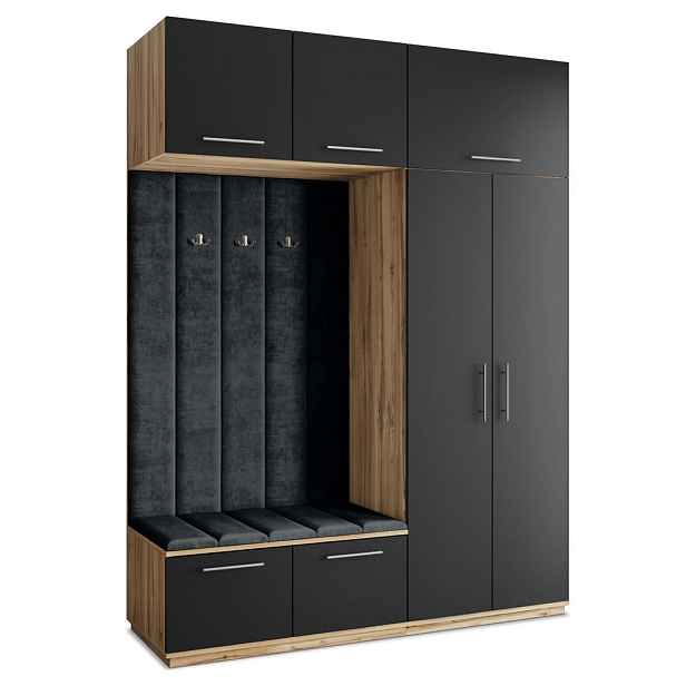 MASSENO MODERNÍ PŘEDSÍŇOVÁ SKŘÍŇ REMA, 180/240/60 cm, dub Wotan
