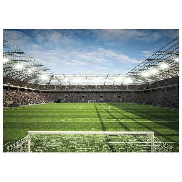Fototapeta Fotbal Stadion Energie zápasu tribuny vinyl 312x219 zelená lepidlo