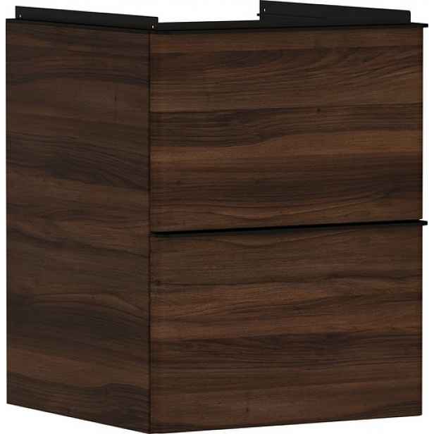 Skříňka pod umyvadlo bez umyvadla Hansgrohe Xelu Q 48x62,5x47,5 cm tmavý ořech 54022670