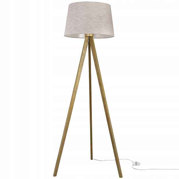 Stojací lampa trojnožka s boho stínítkem do ložnice, kvalita z Polska