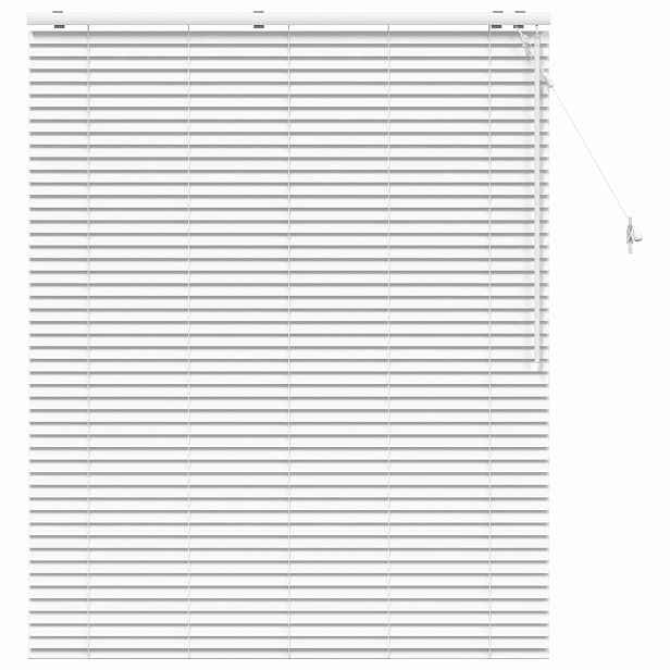vidaXL Venet školní žaluzie Bílá 135 x 160 cm 35 mm Masivní paulovnie