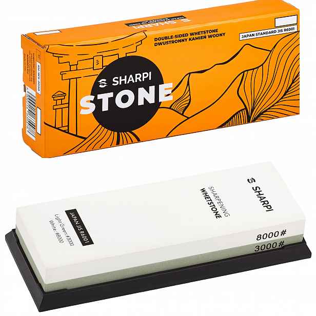 Vodní kámen Sharpi SH-WS-3080 oboustranný #3000/#8000 180 mm