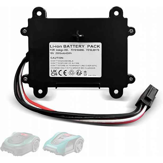 Akumulátor 18V 2,5Ah Bosch Indego 350 400 S+ M700 náhradní F016104898