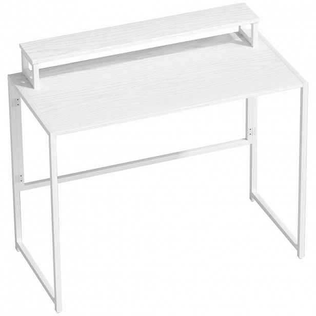 HOMCOM SKLÁDACÍ PSACÍ STŮL Počítačový stůl s držákem na monitor, 100 x 48 x 87,5 cm