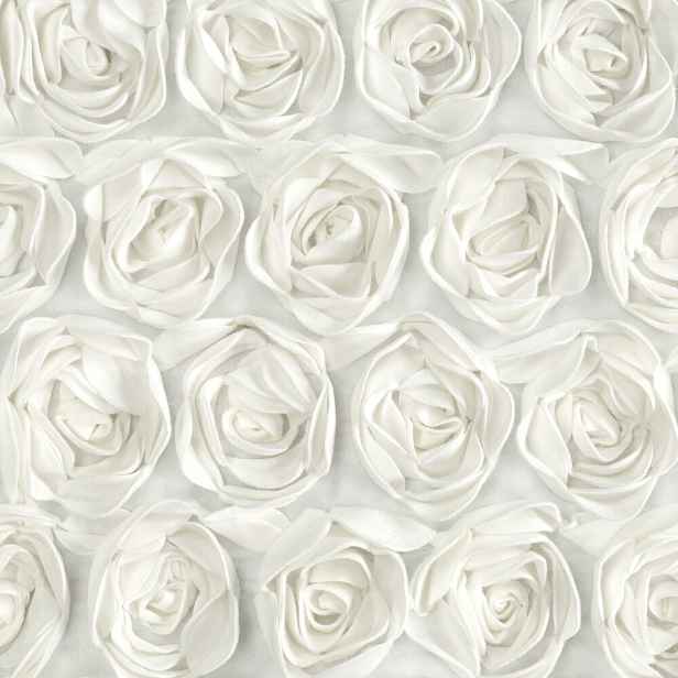 Hotový závěs na pásce Roses 140x270 Eva Minge Eurofirany krémová růže