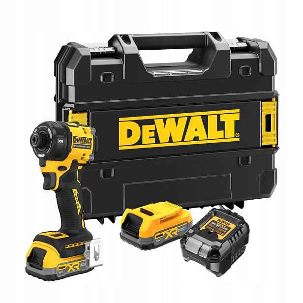 Olejový příklepový šroubovák DeWALT DCF870E2T 18V Xr 2x1,7Ah Bl 56Nm Tstak