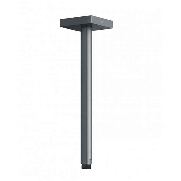 Keuco Edition 300 - Sprchové rameno stropní, délka 30 cm, kartáčovaný černý chrom 53089130302