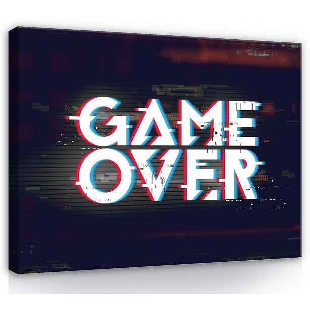 Obraz Na Plátně Plátno 100x75 Gaming Game Over