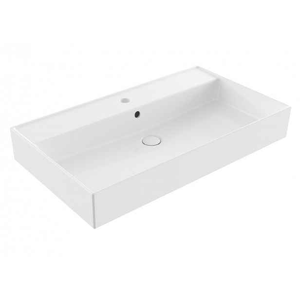 Umyvadlo SAT Infinitio 80,5x46,5 cm otvor pro baterii uprostřed SATINF8046