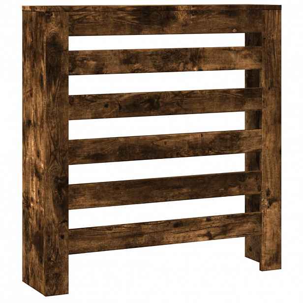 vidaXL Kryt radiátoru Kouřový dub 78 x 20 x 82 cm Kompozitní dřevo