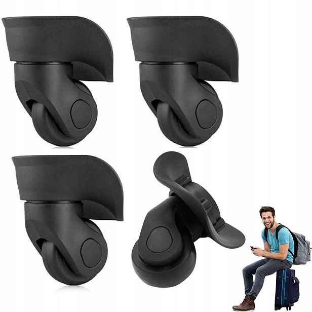 Tichá Kolečka 360° Univerzální Dvojitá Ložiska Kufru Tašky Diy