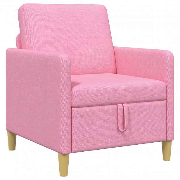 vidaXL Sofa s úložným prostorem Růžová 72 x 78 x 87 cm Polyester