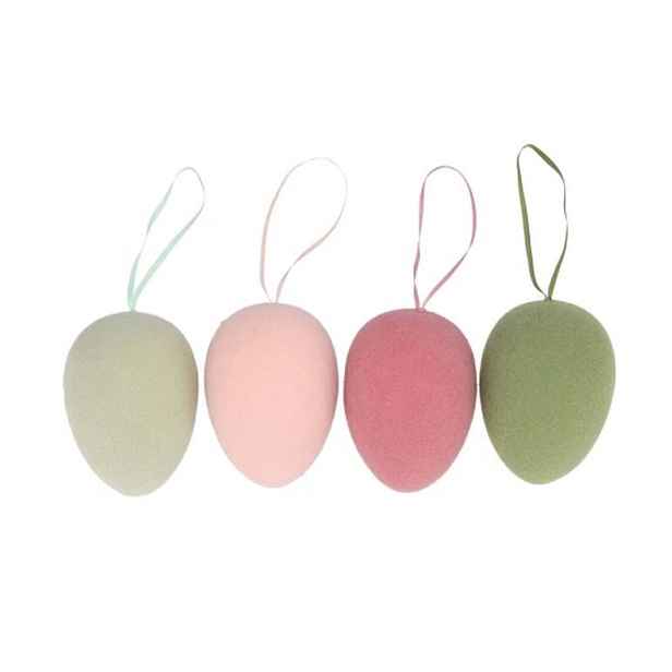 Set 4ks závěsné velikonoční vejce Egg Easter Flock - Ø 7*10 cm daan kromhout