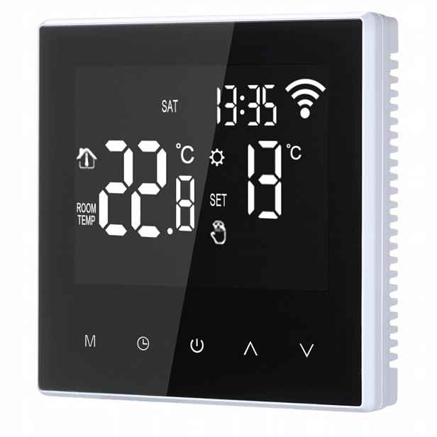 Termostat s dotykovým displejem Wifi 16A pro ovládání ME88H.16