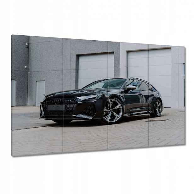 Obrazy 120x80 Černý automobil Audi