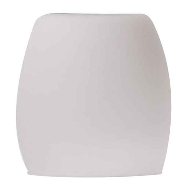 Bílé skleněné stínidlo E27 pro lampu Amba