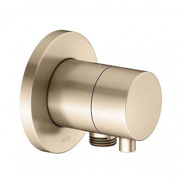 Keuco IXMO Comfort - Uzavírací ventil pod omítku, s připojením hadice, kartáčovaný bronz 59541031101