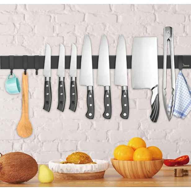 Magnetický držák na nože Dmore 59 cm s háky