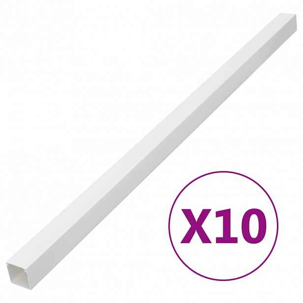 vidaXL Kabelová lišta 150 x 50 mm 10 m PVC