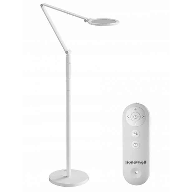 Led podlahová lampa Honeywell s dálkový ovladač pro regulaci barvy a výkonu
