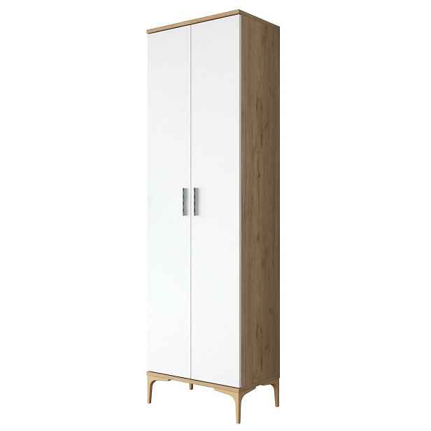 Skříň Jeny Walnut and White