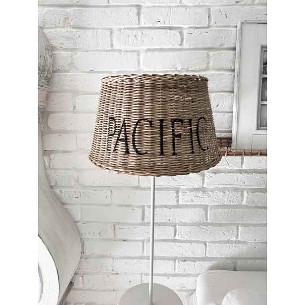 Stínidlo Ratanové Pacific L Hampton Skandinávský styl Rattan pro lampu