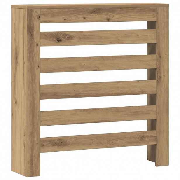 vidaXL Kryt radiátoru Dub 78 x 20 x 82 cm Kompozitní dřevo