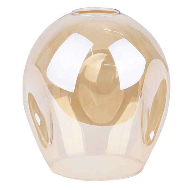 Hnědé skleněné stínidlo E27 pro lampu Aspa