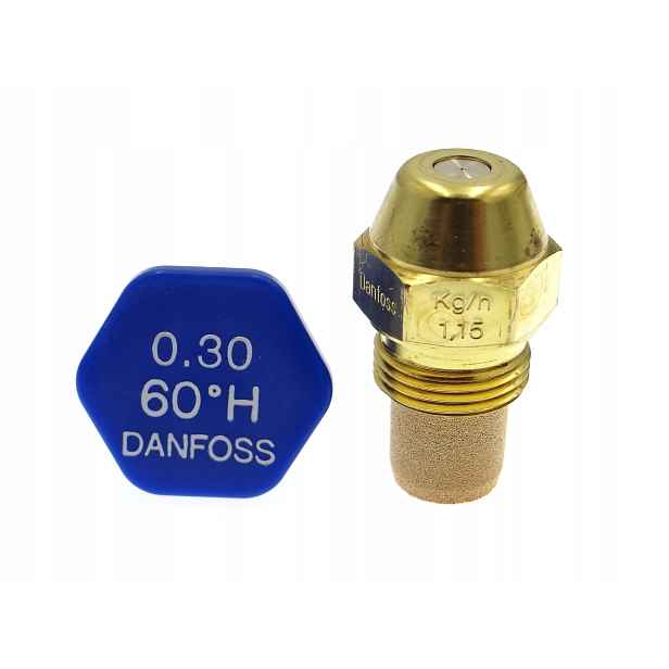 Tryska Danfoss pro olejové hořáky 0,30 USgal/h 60°H 1,15 Kg/h